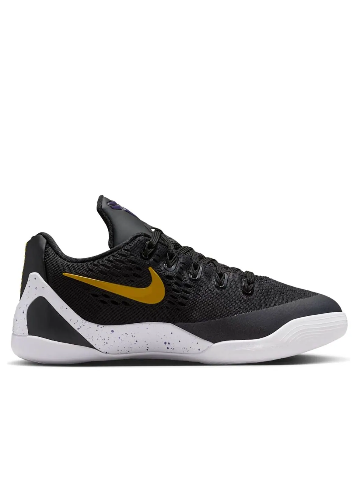 Кроссовки (GS) Nike Kobe 9 EM Low TB 'Black University Gold' — изображение 2 из 6, черный