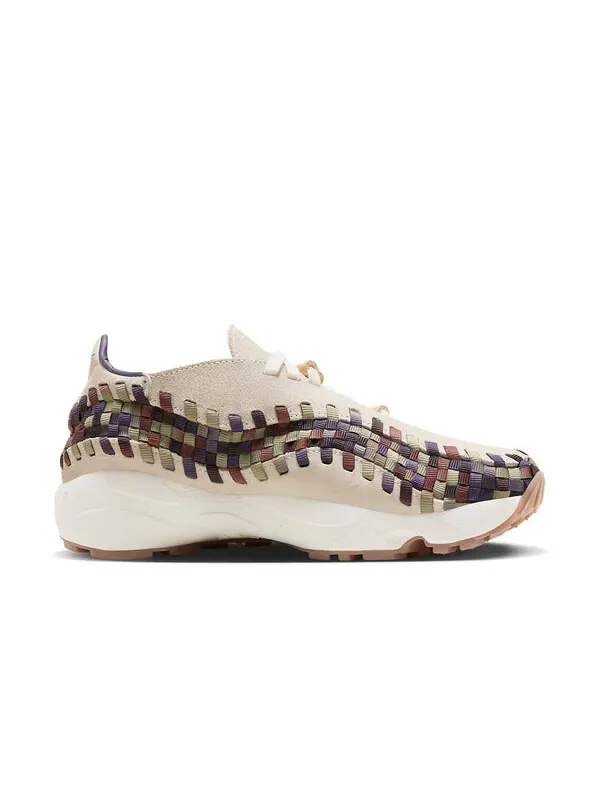 Кроссовки воздушные footscape плетеные Nike — изображение 2 из 4, фиолетовый/бежевый
