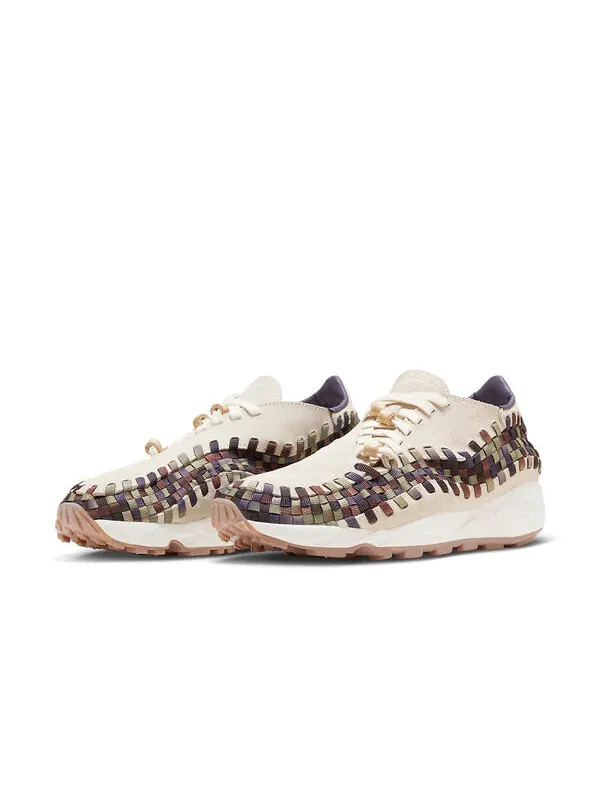 Кроссовки воздушные footscape плетеные Nike — изображение 3 из 4, фиолетовый/бежевый