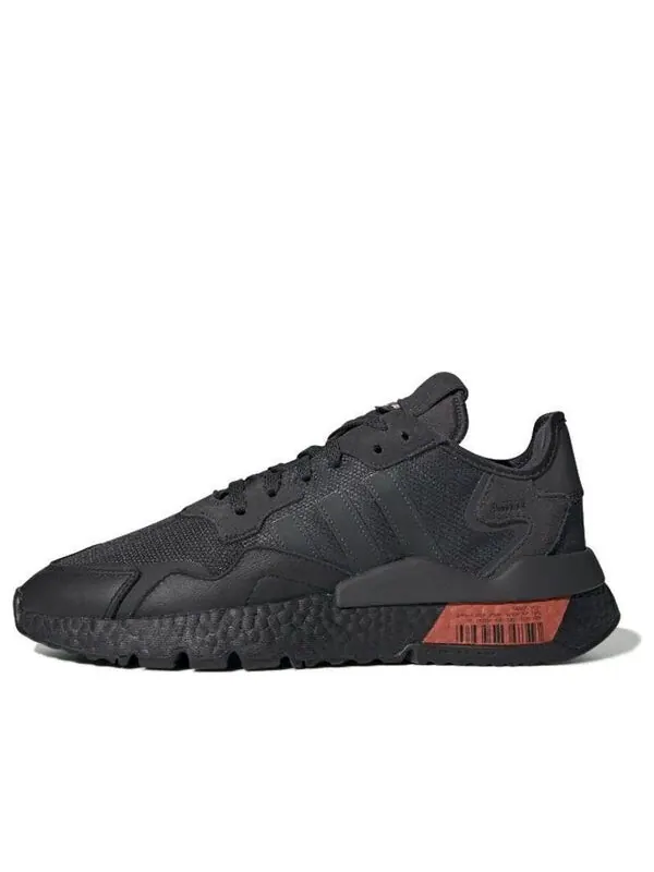 Кроссовки ночные джоггеры Adidas — изображение 1 из 4, черный//-красный