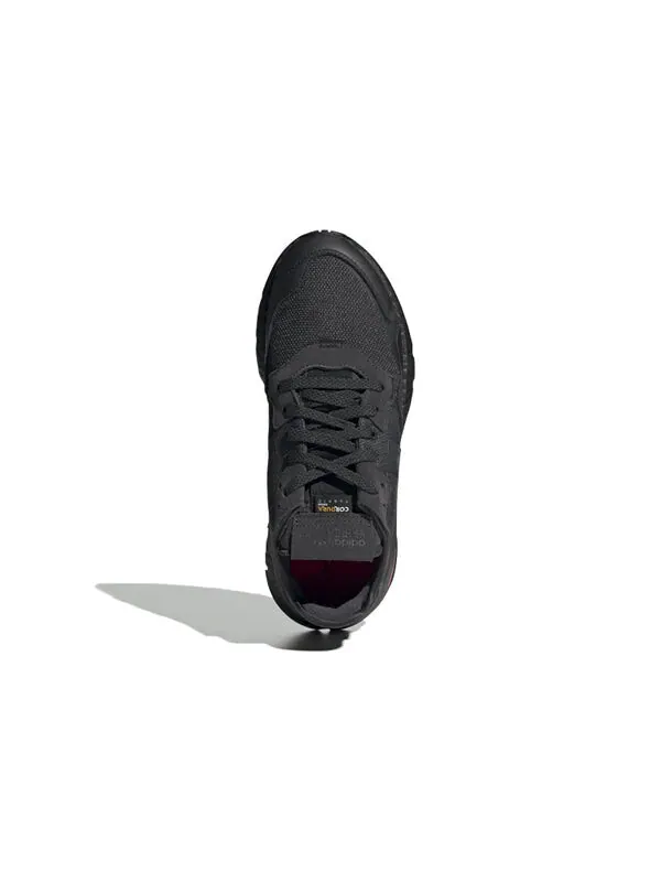 Кроссовки ночные джоггеры Adidas — изображение 4 из 4, черный//-красный