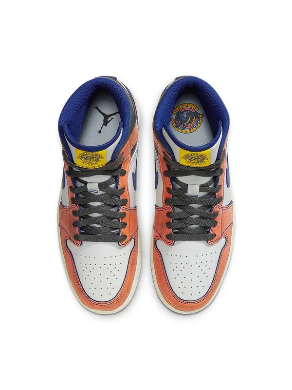 Кроссовки 1 средний размер Air Jordan — изображение 3 из 4, красный/белый