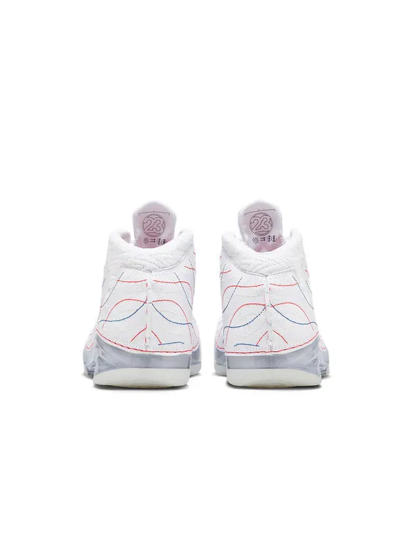 Кроссовки 23 ретео Air Jordan — изображение 4 из 4, белый синий красный