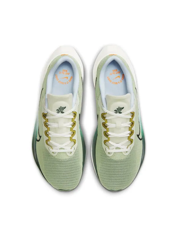 Кроссовки зум флай 5 Nike — изображение 4 из 4, зеленый/белый