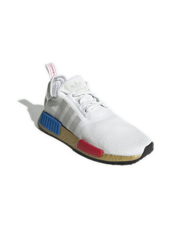 Кроссовки nmd_r1 Adidas — изображение 3 из 4, белый