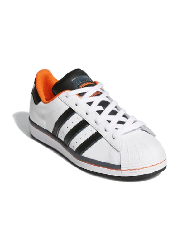 Кроссовки суперзвезда j Adidas — изображение 2 из 4, белый/черный/оранжевый