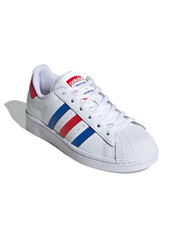 Кроссовки суперзвезда j Adidas — изображение 2 из 4, белый/красный/синий