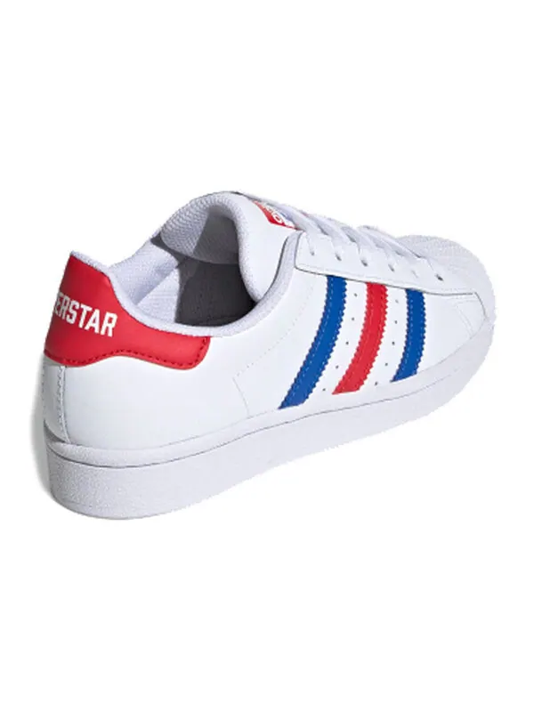 Кроссовки суперзвезда j Adidas — изображение 3 из 4, белый/красный/синий