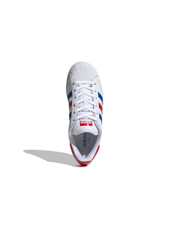 Кроссовки суперзвезда j Adidas — изображение 4 из 4, белый/красный/синий