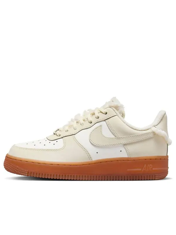 Кроссовки air force 1 low 'sail gum faux fur' Nike — изображение 1 из 3, бежевый