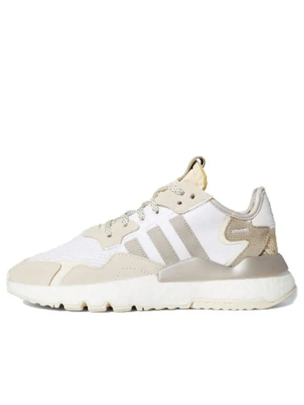 Кроссовки оригинальные nite jogger Adidas — изображение 1 из 4, белый/коричневый