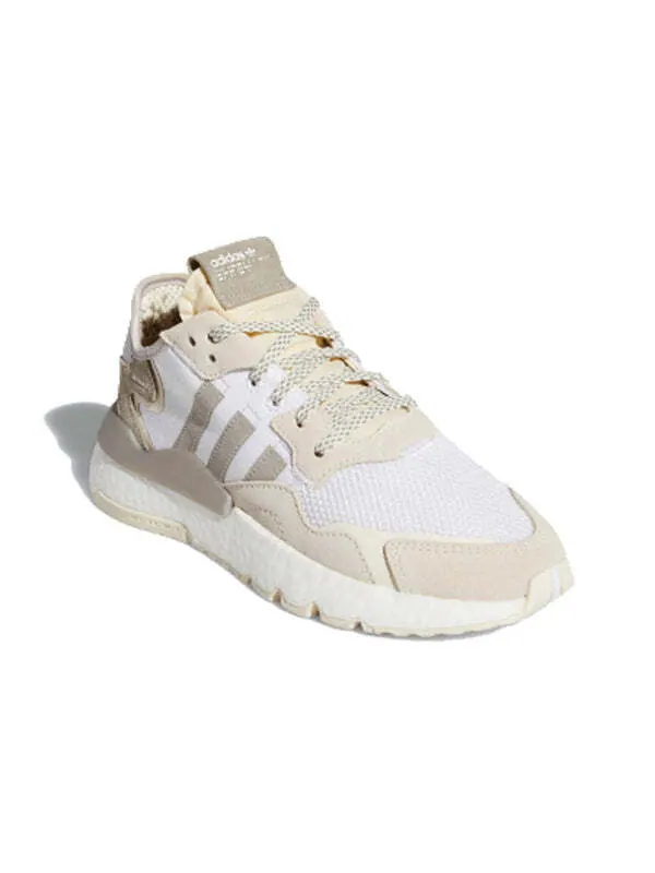 Кроссовки оригинальные nite jogger Adidas — изображение 2 из 4, белый/коричневый