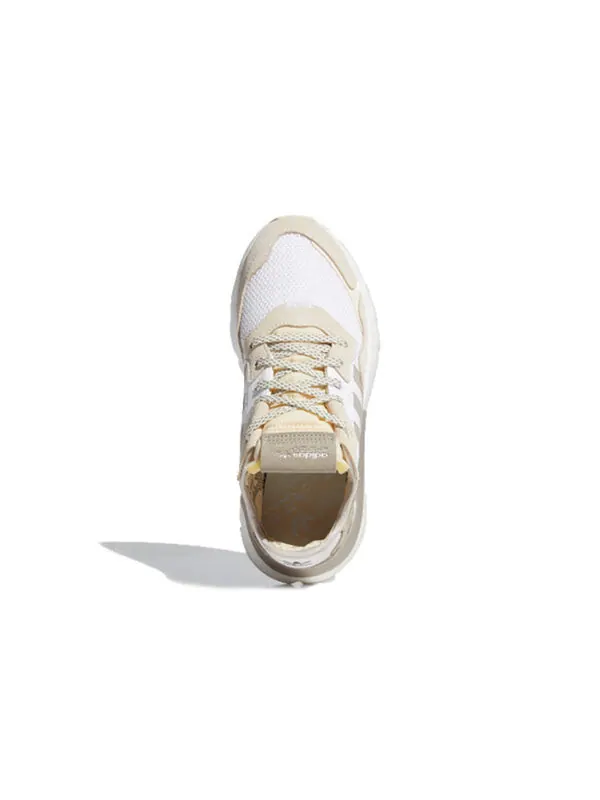 Кроссовки оригинальные nite jogger Adidas — изображение 4 из 4, белый/коричневый