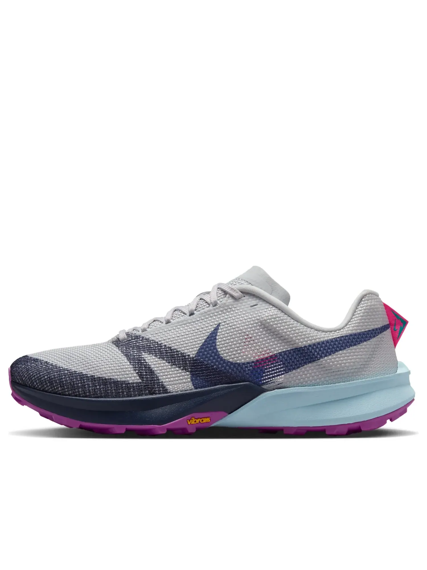 Кроссовки Nike Kiger 10 'Metallic Platinum Midnight Navy Sapphire' — изображение 1 из 6, серый