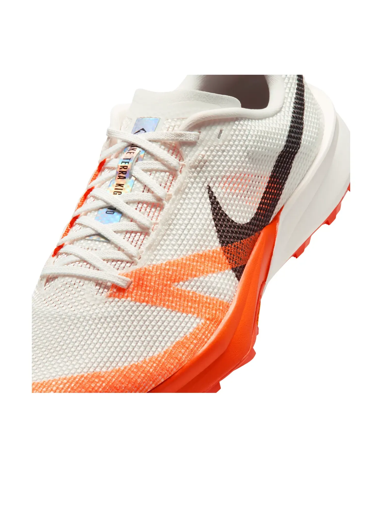 Мужские беговые кроссовки с шнуровкой Nike Terra Kiger Kiger 10 Summit White Black Total Orange — изображение 5 из 7