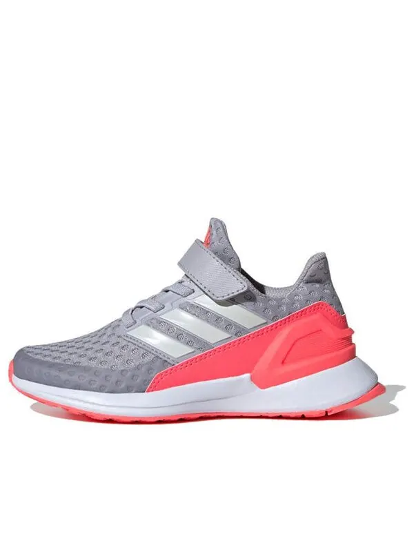 Кроссовки rapidarun розовые Adidas — изображение 1 из 4, серый/розовый