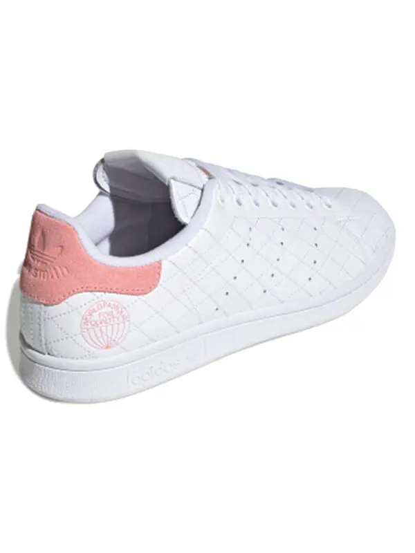 Кроссовки Стэн Смит Adidas — изображение 3 из 4, белый/розовый