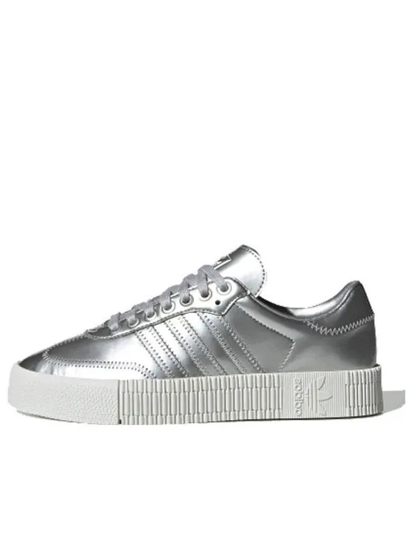 Кроссовки sambarose Adidas — изображение 1 из 4, серебряный