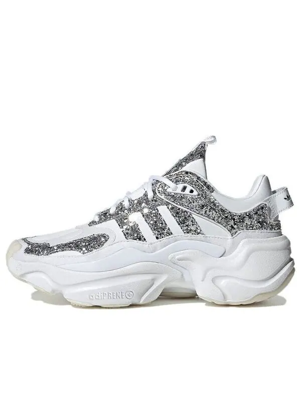 Массивные кроссовки magmur runner Adidas — изображение 1 из 4, белый/серебристый