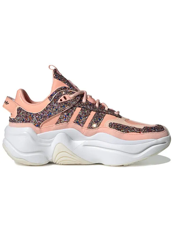 Кроссовки оригинальные magmur runner розовые Adidas — изображение 2 из 4, розовый