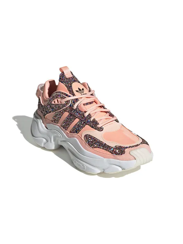 Кроссовки оригинальные magmur runner розовые Adidas — изображение 3 из 4, розовый