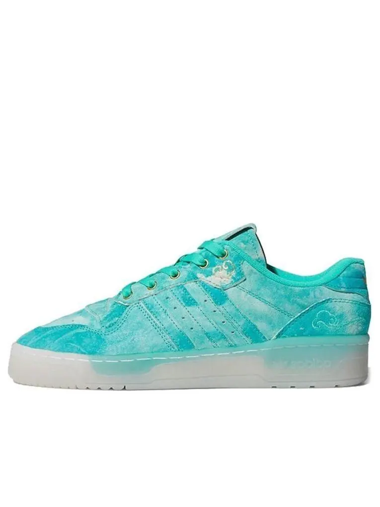 Кроссовки adidas Rivalry Low 'Hi Res Green' — изображение 1 из 5, бирюзовый