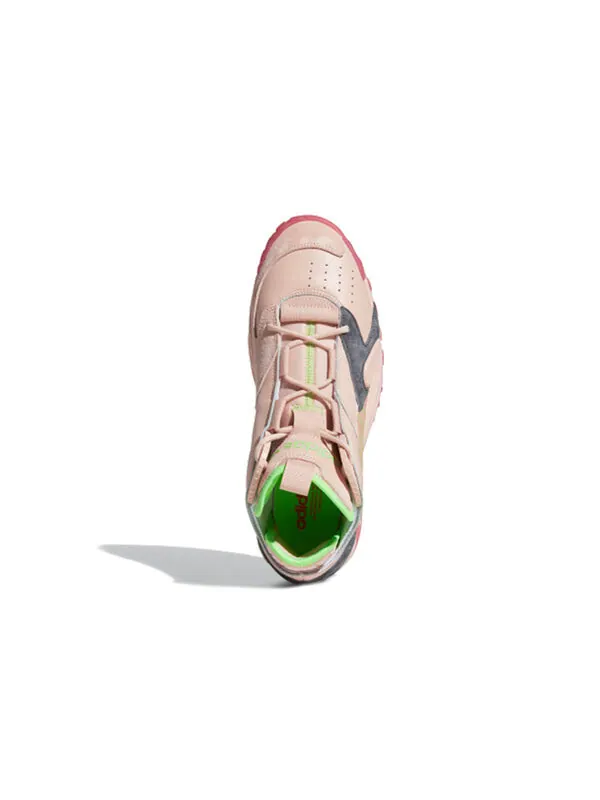 Кроссовки оригинальные стритбол розовые Adidas — изображение 4 из 4, розовый/серый/зеленый