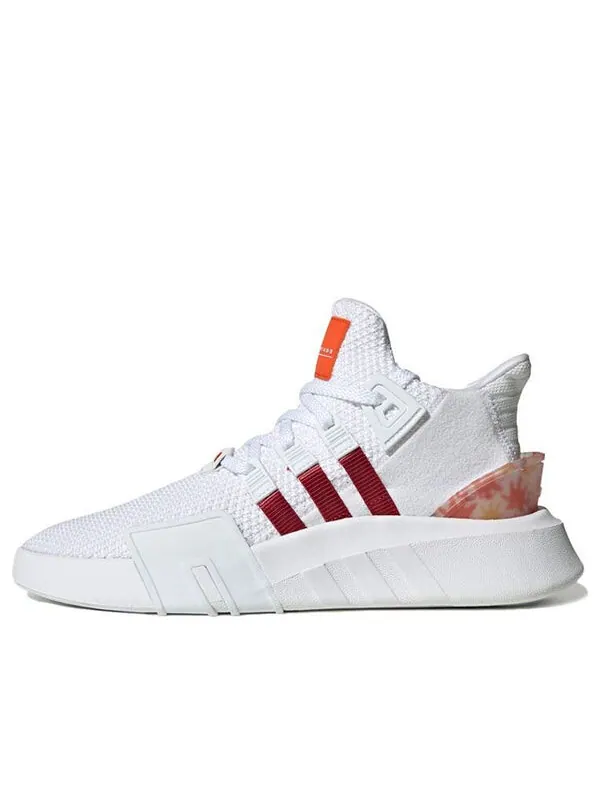 Кроссовки оригиналы eqt bask adv Adidas — изображение 1 из 4, белый/красный/оранжевый