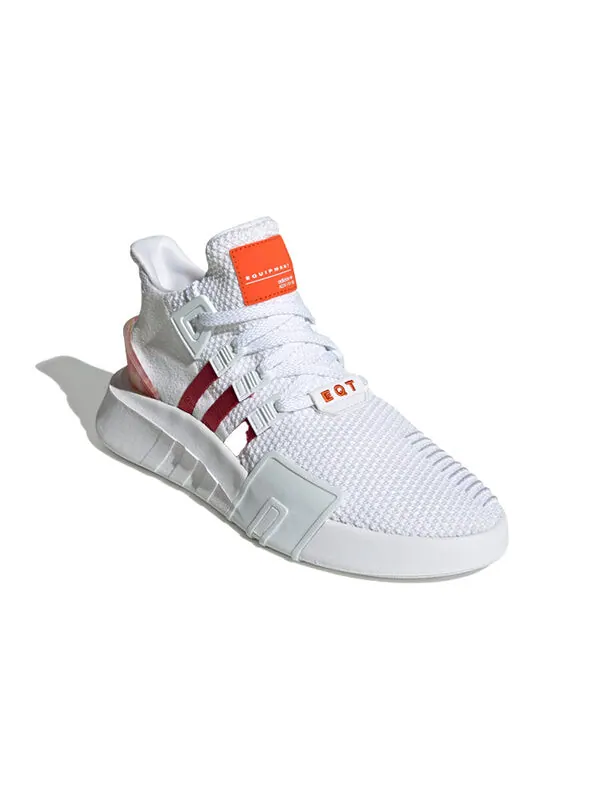 Кроссовки оригиналы eqt bask adv Adidas — изображение 3 из 4, белый/красный/оранжевый