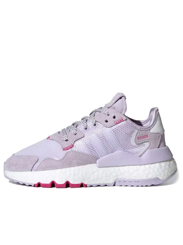 Кроссовки оригинальные nite jogger j Adidas — изображение 1 из 4, фиолетовый