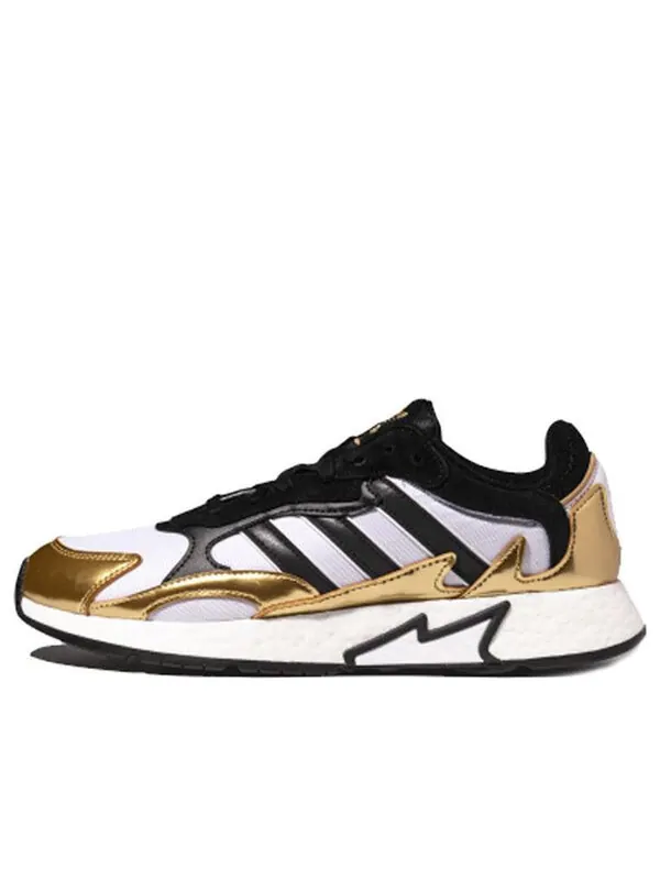 Кроссовки оригиналы tresc run br Adidas — изображение 1 из 4, белый/черный/золотистый