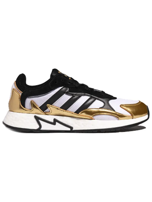 Кроссовки оригиналы tresc run br Adidas — изображение 2 из 4, белый/черный/золотистый