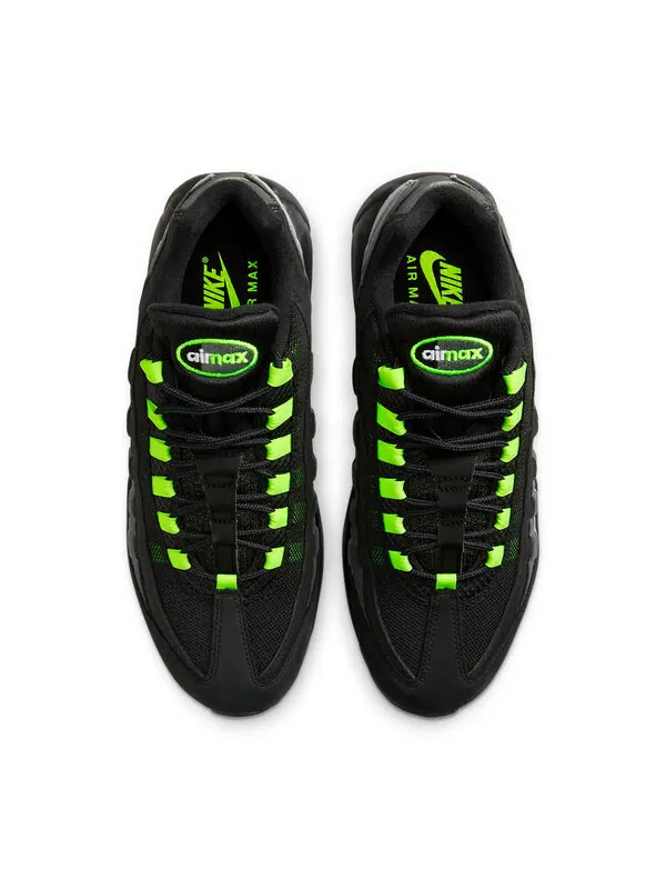 Кроссовки air max 95 'black neon' Nike — изображение 4 из 4, черный/зеленый