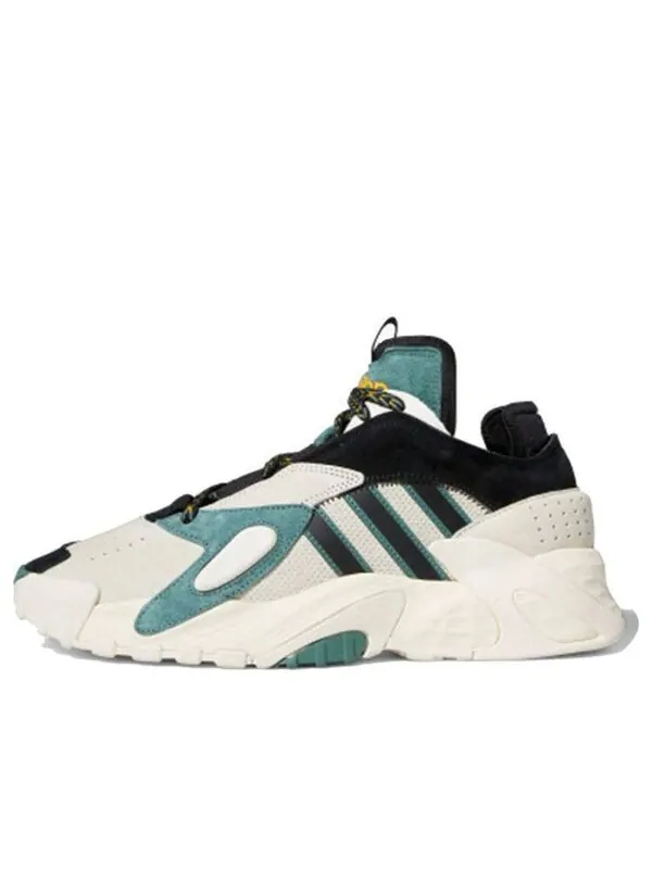 Кроссовки стритбол Adidas — изображение 1 из 4, белый/черный/зеленый