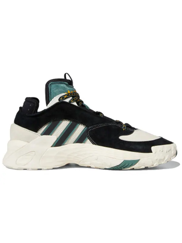 Кроссовки стритбол Adidas — изображение 2 из 4, белый/черный/зеленый