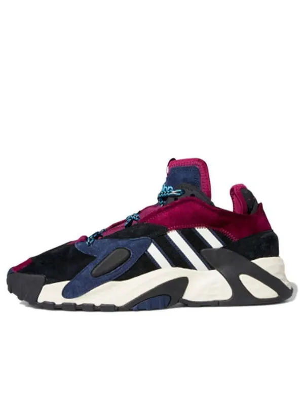 Кроссовки оригинальные стритбол баскетбольные кроссовки Adidas — изображение 1 из 4, черный/фиолетовый/белый