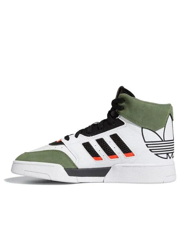 Кроссовки оригинальные drop step xl Adidas — изображение 1 из 4, зеленый/белый/черный
