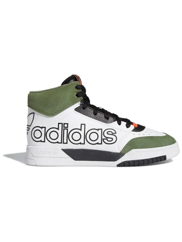 Кроссовки оригинальные drop step xl Adidas — изображение 2 из 4, зеленый/белый/черный