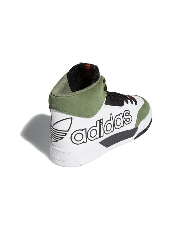 Кроссовки оригинальные drop step xl Adidas — изображение 4 из 4, зеленый/белый/черный