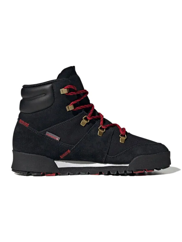 Кроссовки (WMNS) adidas Terrex Snowpitch C.Rdy 'Black Red White' — изображение 2 из 4, черный/красный/белый