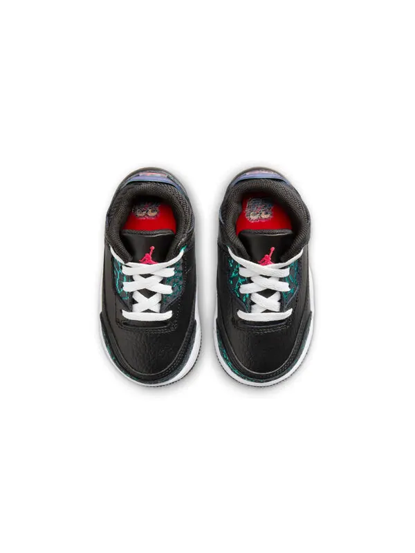 Кроссовки 3 ретро se Air Jordan — изображение 3 из 4, черный/красный--белый