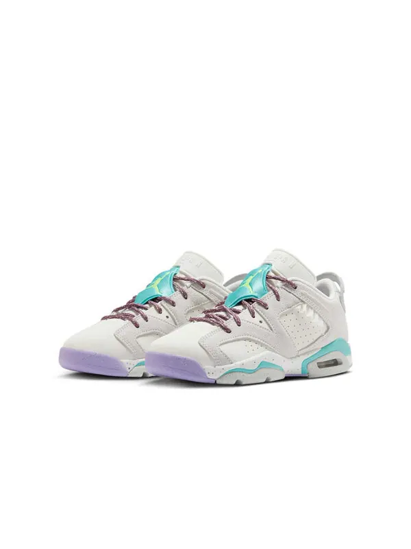 Кроссовки 6 low 'let's play' Air Jordan — изображение 3 из 4, зеленый