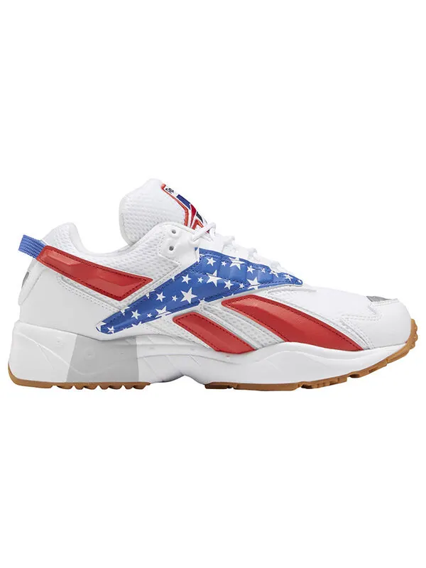 Кроссовки interval 96 'radiant red blue' Reebok — изображение 2 из 4, белый