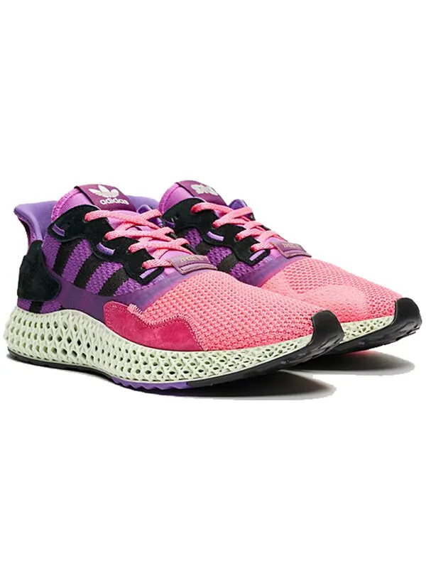 Кроссовки sneakersnstuff x zx 4000 4d Adidas — изображение 3 из 4, фиолетовый