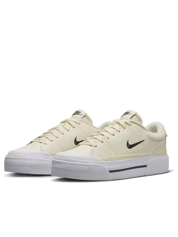 Кроссовки court legacy lift 'pale ivory white' Nike — изображение 3 из 4