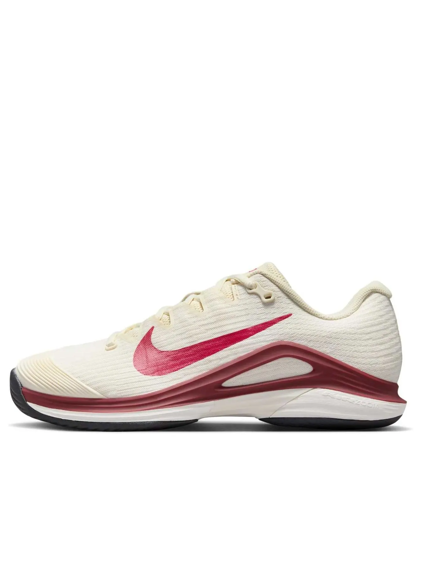 Кроссовки (WMNS) Nike Court Air Zoom Vapor 12 HC 'Pale Ivory Rush Pink Team Red' — изображение 1 из 6, белый