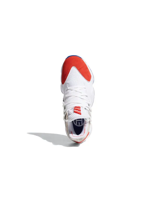 Кроссовки Harden Vol. 4 Adidas — изображение 4 из 4, белый/красный/синий