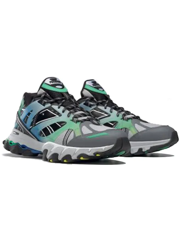Кроссовки dmx trail shadow 'gradient pack - bottle green' Reebok — изображение 3 из 4, серый/зеленый