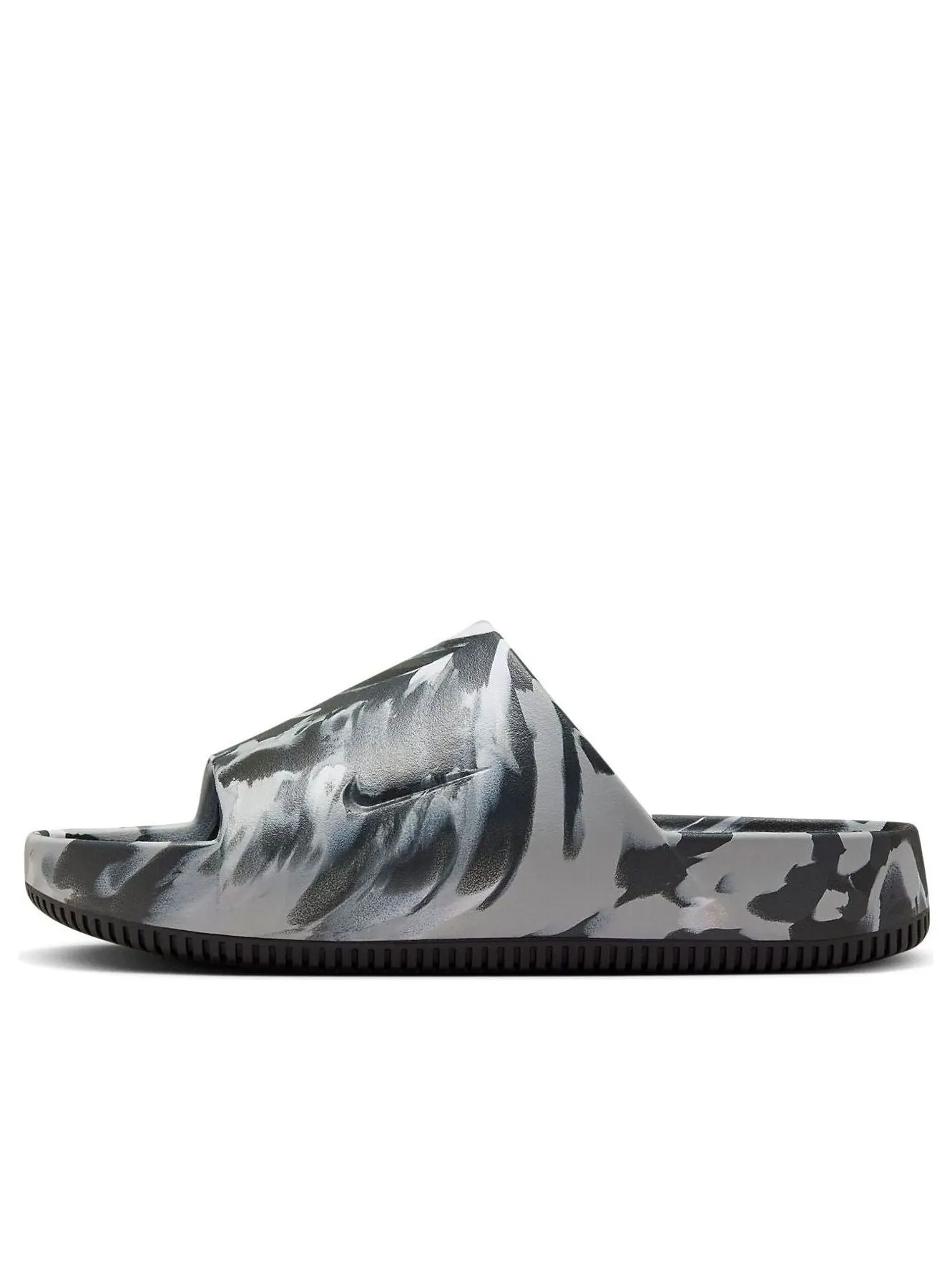 Слипоны Nike Calm Slide 'Marble Black Grey' FV5637-001 — изображение 1 из 6, черный серый