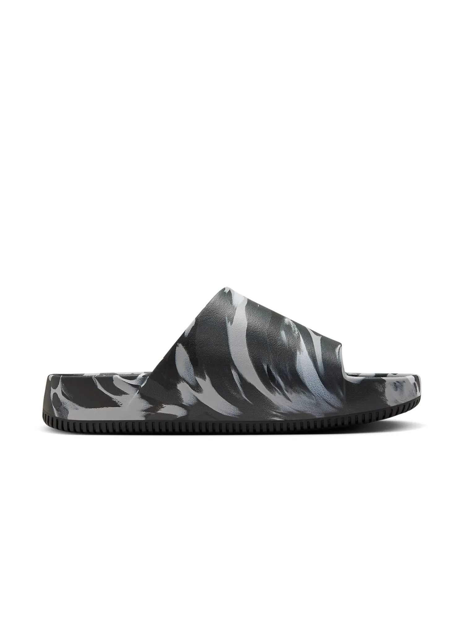 Слипоны Nike Calm Slide 'Marble Black Grey' FV5637-001 — изображение 2 из 6, черный серый